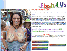 Tablet Screenshot of flash4us.com